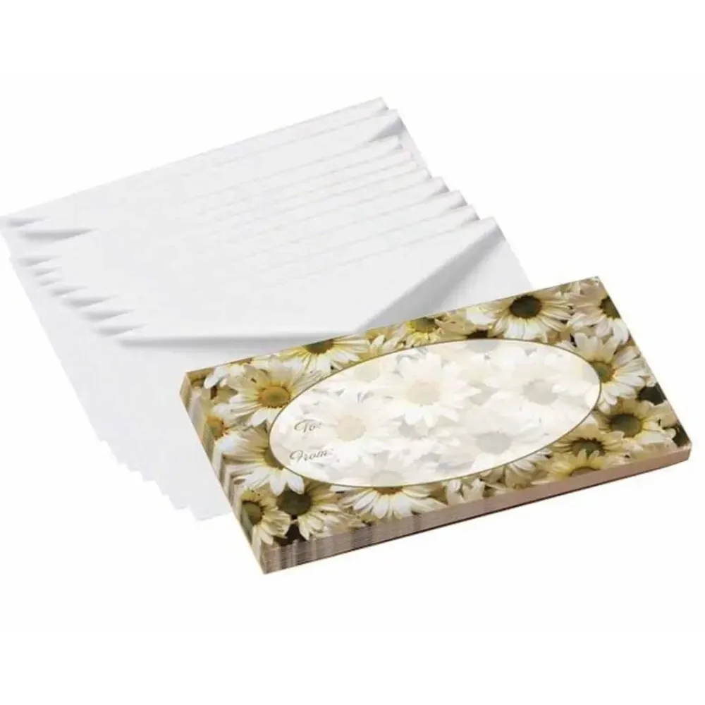 Daisies Any Ocassion Gift Tags with Envelopes